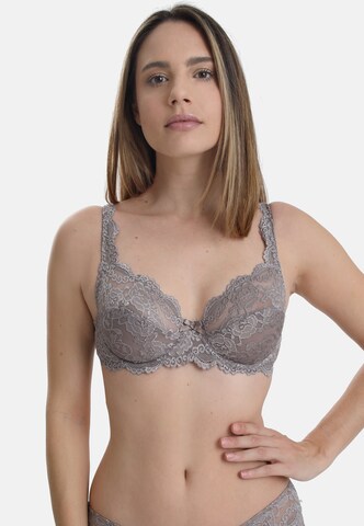 sassa Triangle Bra 'CLASSIC LACE' in Brown