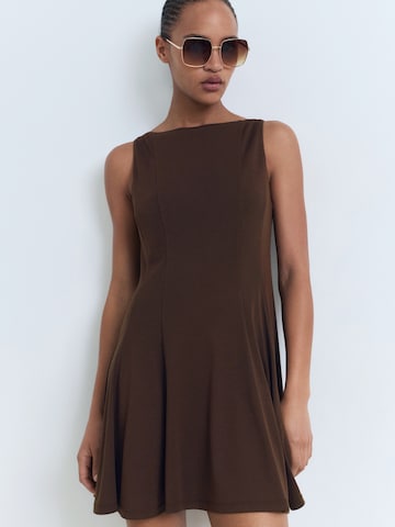 MANGO Dress 'SICILY' in Brown: front