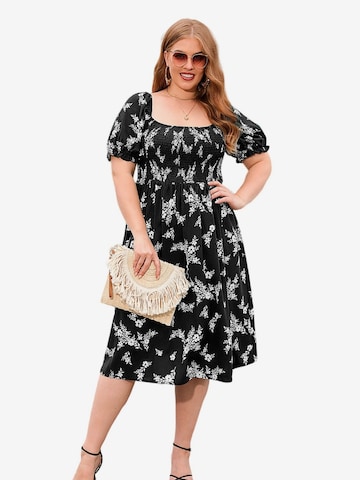 Yesfashion Sukienka w kolorze czarny: przód