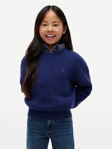 Pull-over TOMMY HILFIGER en bleu : devant