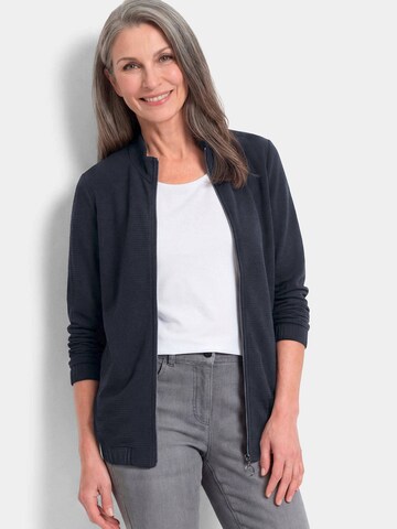 Goldner Jacke in Blau: Vorderseite
