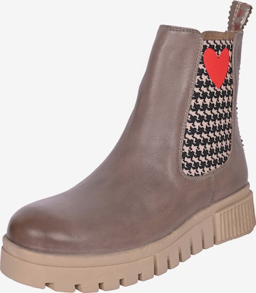 Crickit Chelsea boots in Bruin: voorkant