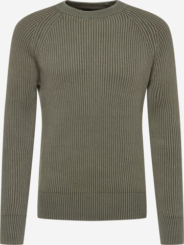 Key Largo Pullover 'FIREFIGHTER' in Grün: predná strana