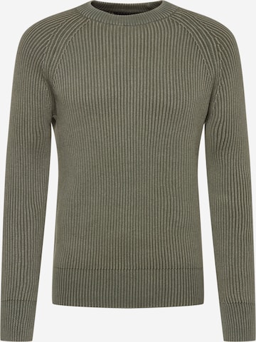 Key Largo Pullover 'FIREFIGHTER' in Grün: predná strana