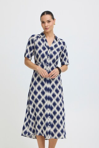 b.young Kleid in Blau: Vorderseite