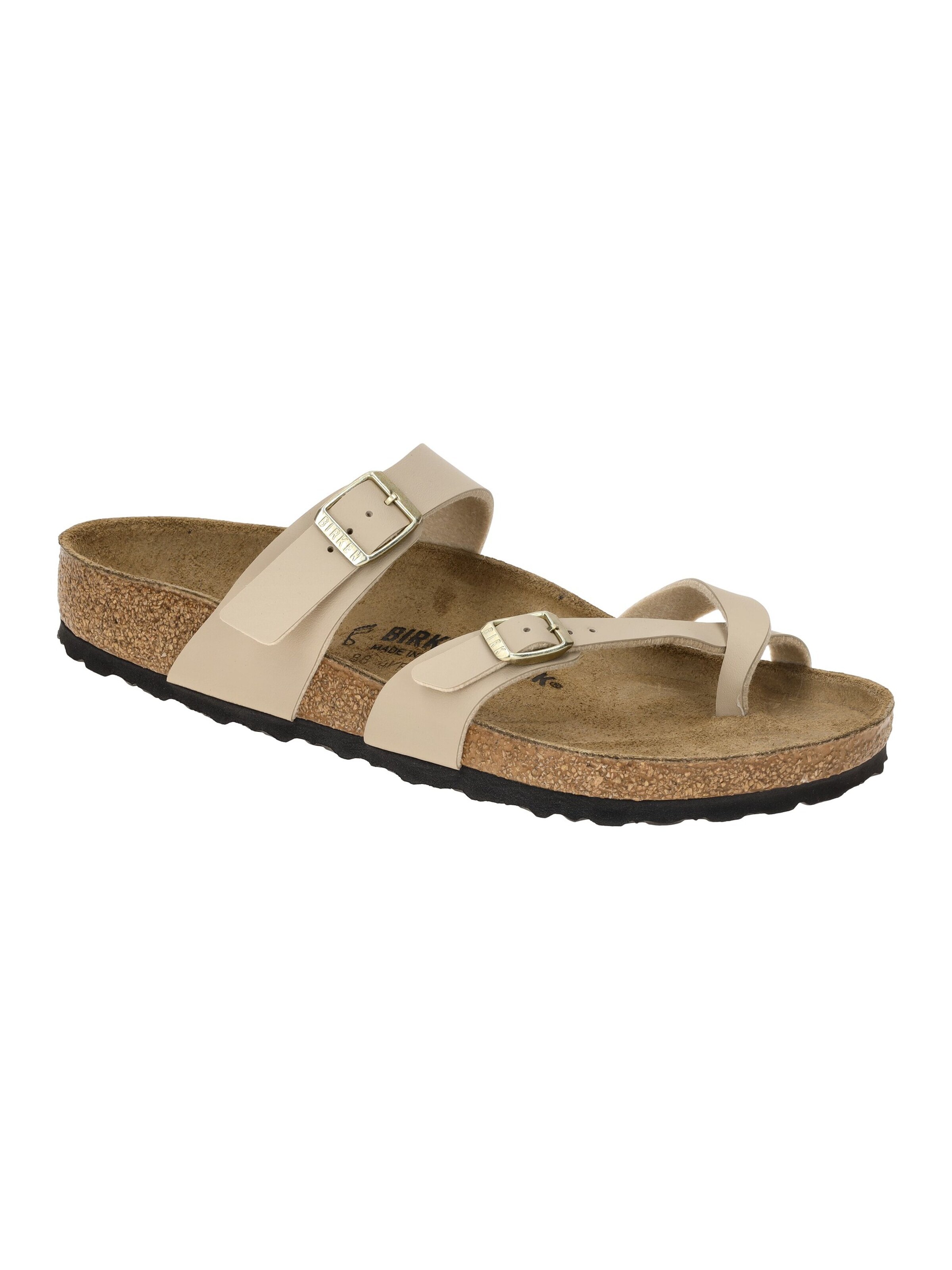 BIRKENSTOCK Pantolette 'Mayari' in Beige