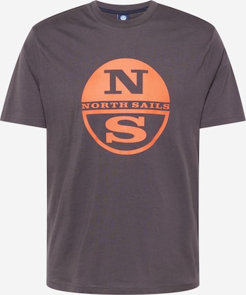 T-Shirt North Sails en gris : devant
