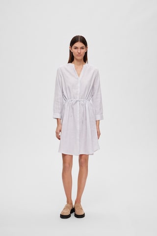 Robe-chemise 'Damina' SELECTED FEMME en blanc