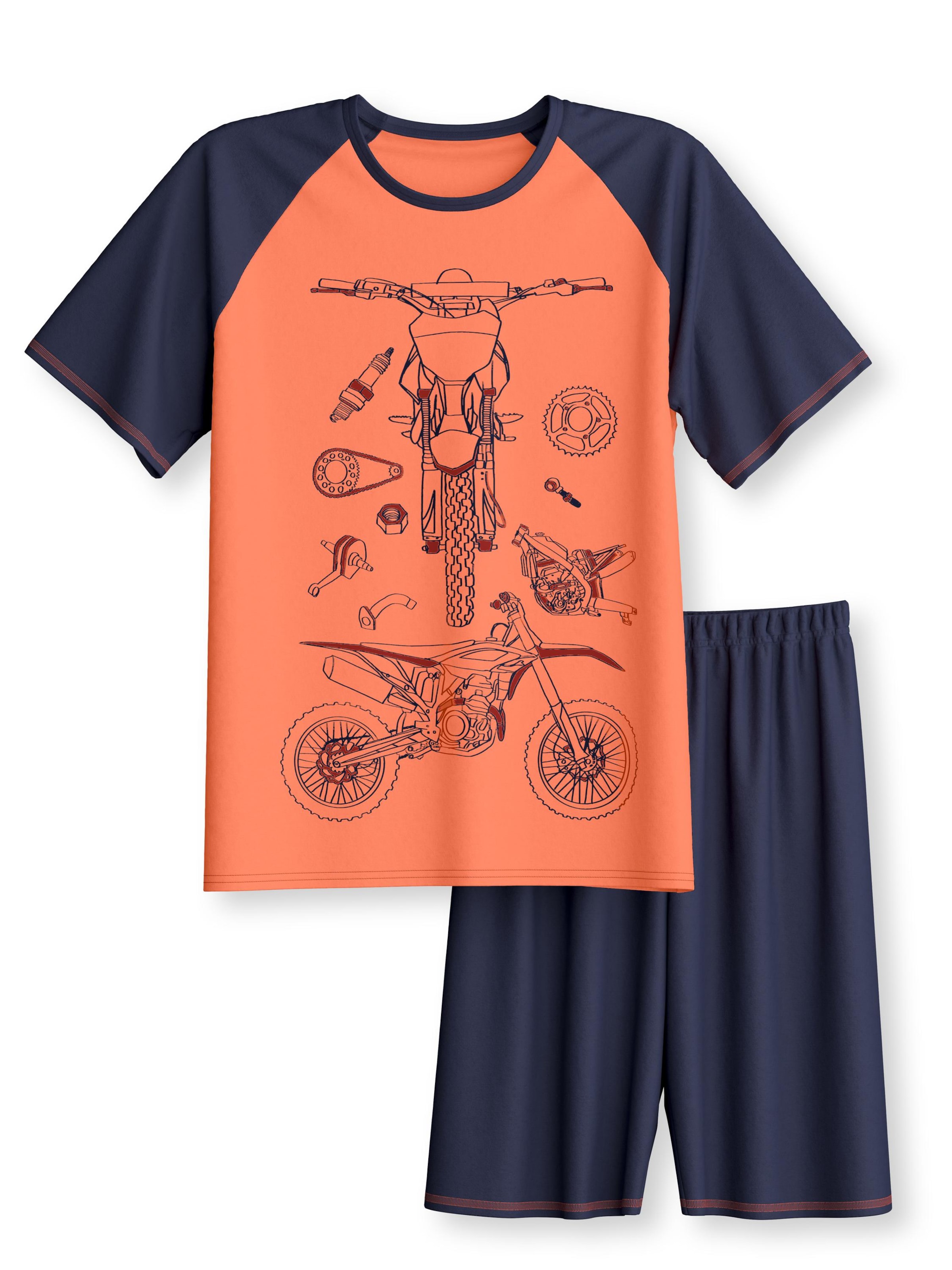 CALIDA Pajamas 'Sports' in Orange: front