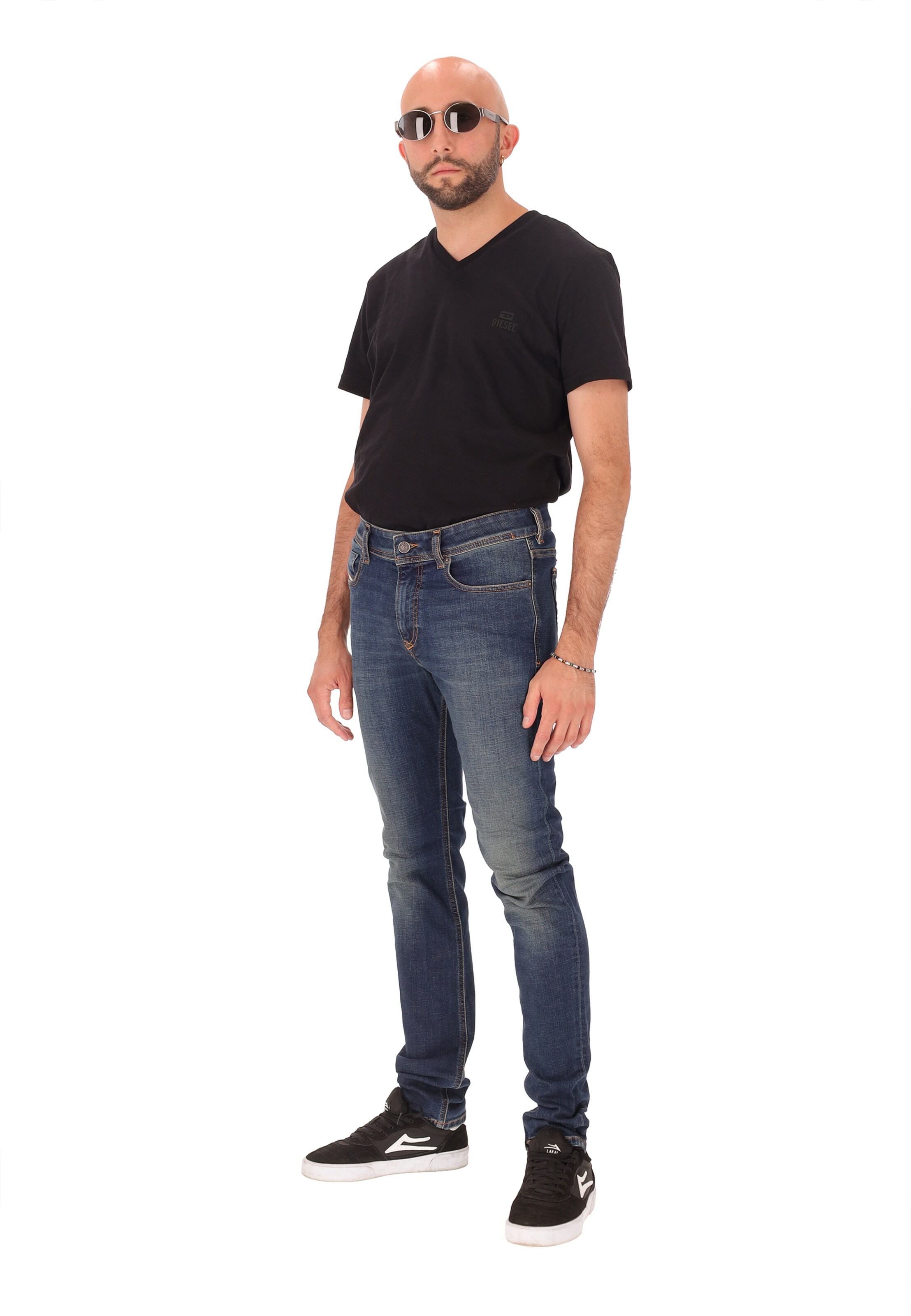 DIESEL Regular Jeans in Blau: Vorderseite