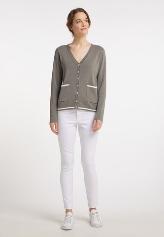 DreiMaster Maritim Knit Cardigan in Grey