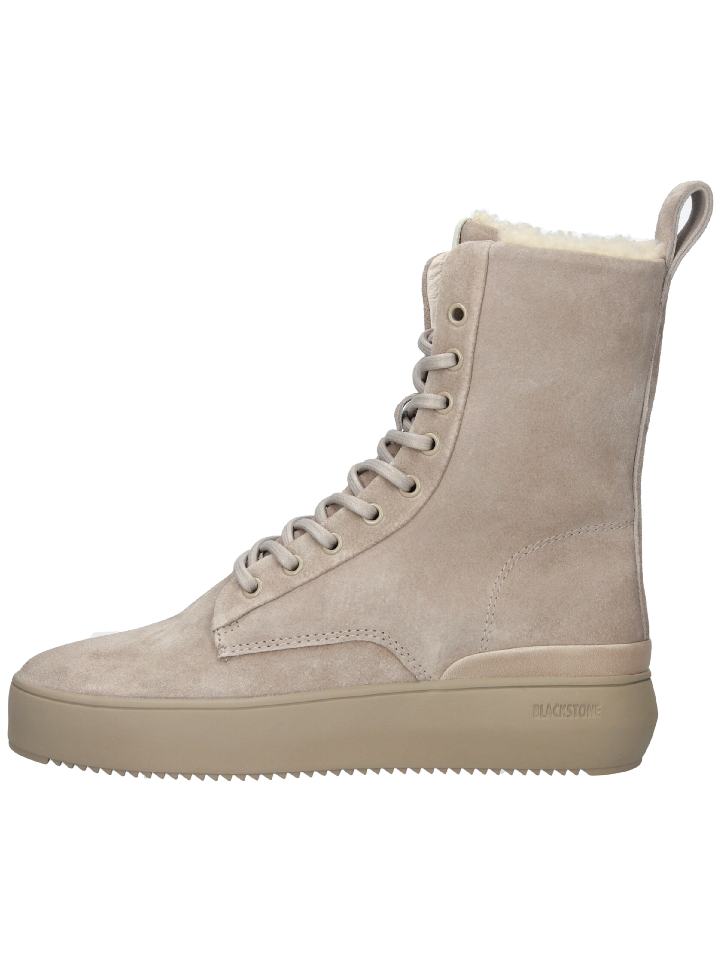 BLACKSTONE Sneakers hoog 'NORA' in Grijs: voorkant