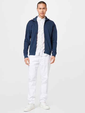 INDICODE JEANS Regular fit Button Up Shirt 'Harrisburg' in White