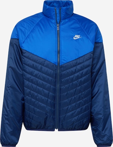 Veste mi-saison Nike Sportswear en bleu : devant