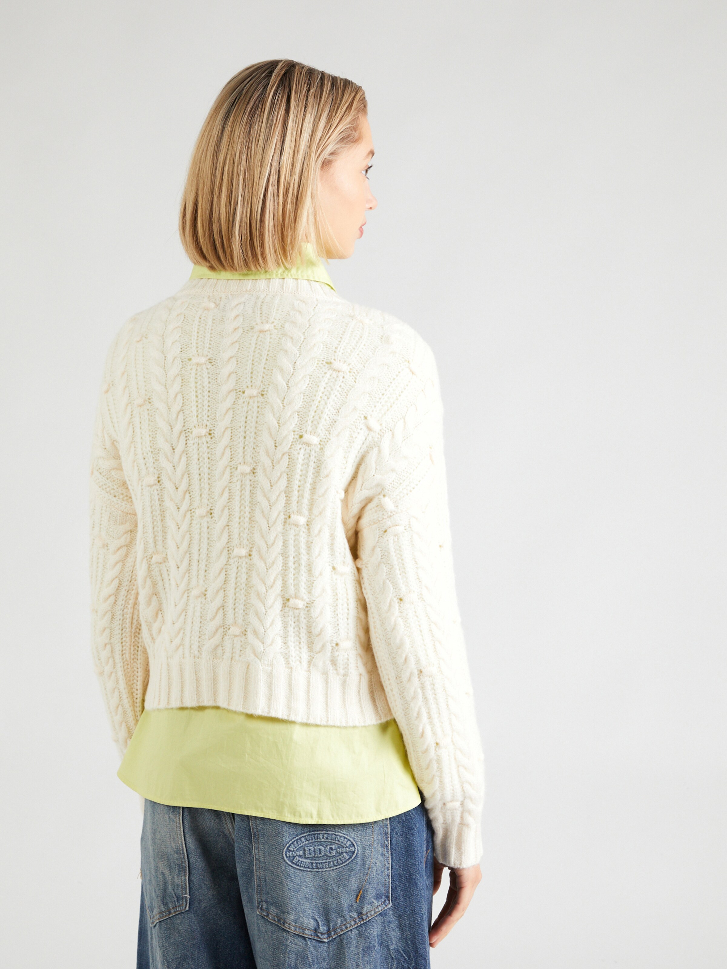 ONLY Sweater 'CASEY' in Natural White | ABOUT YOU