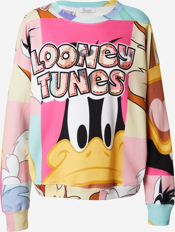 Sweat-shirt 'Looney Tunes' PRINCESS GOES HOLLYWOOD en noir : devant