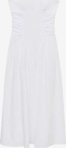 MANGO Cocktail Dress 'Wispa' in White: front