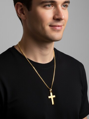 Tony Fein Pendant 'Kreuz' in Gold