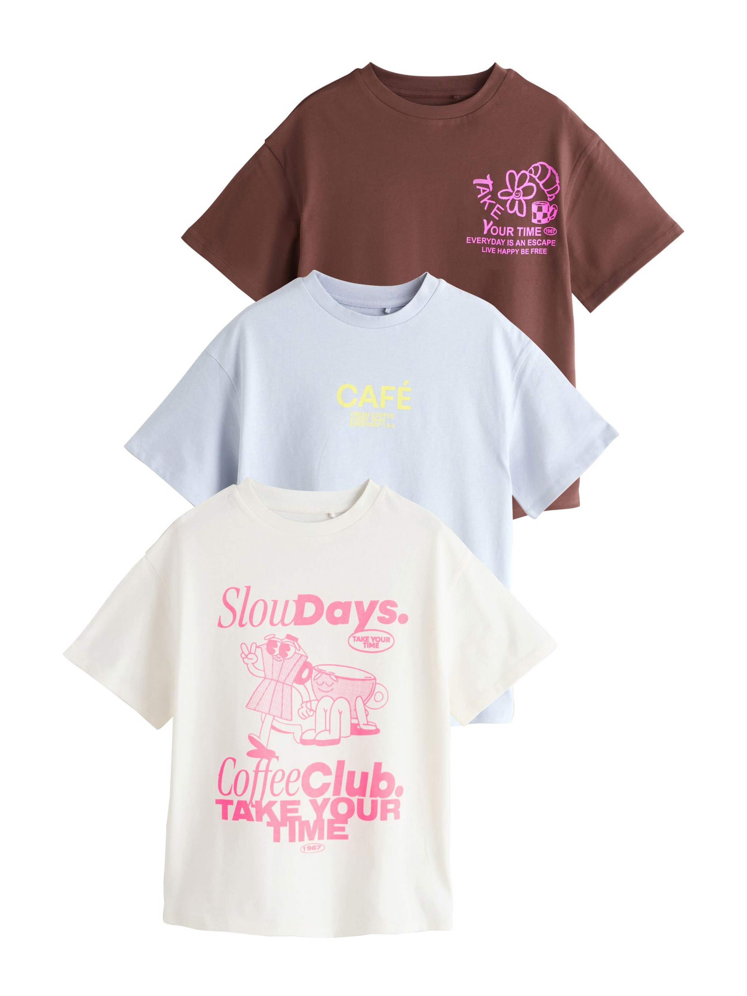 Maglietta di Next in blu: frontale