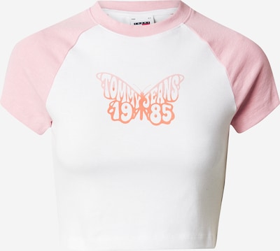 Tommy Jeans Tričko - pastelovo oranžová / ružová / biela, Produkt