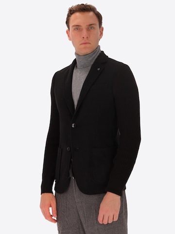 Distretto12 Regular fit Suit Jacket 'Regent' in Black: front