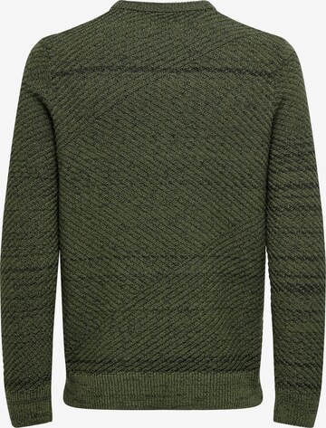 Pullover 'MAURUS' di Only & Sons in verde