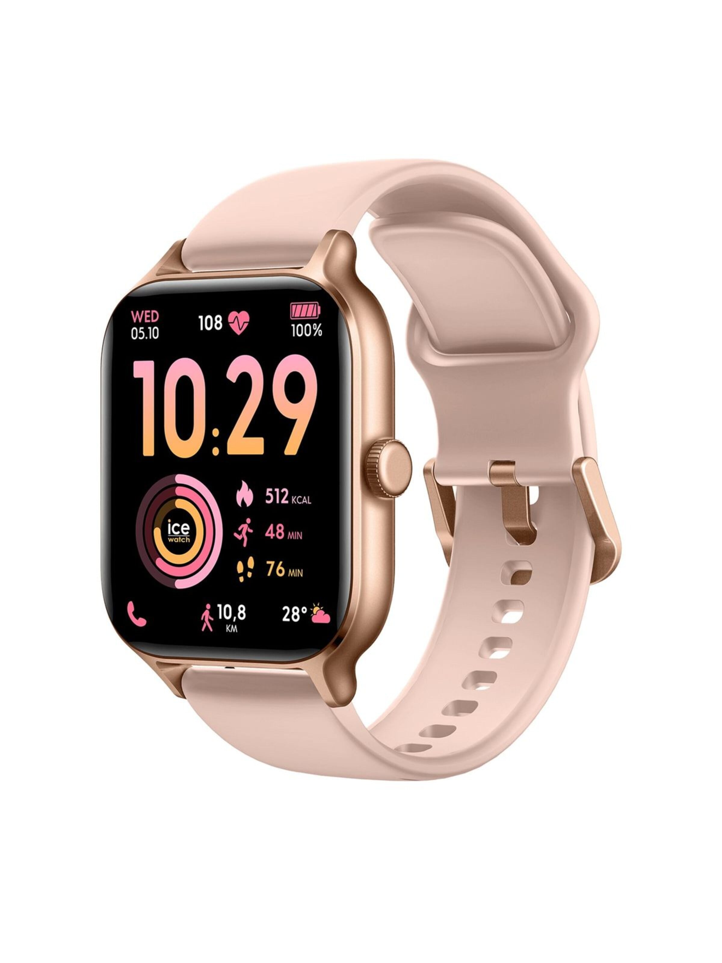 ICE WATCH Digital watch 'Smartwatch Ice fit RT 3.0' in Gold