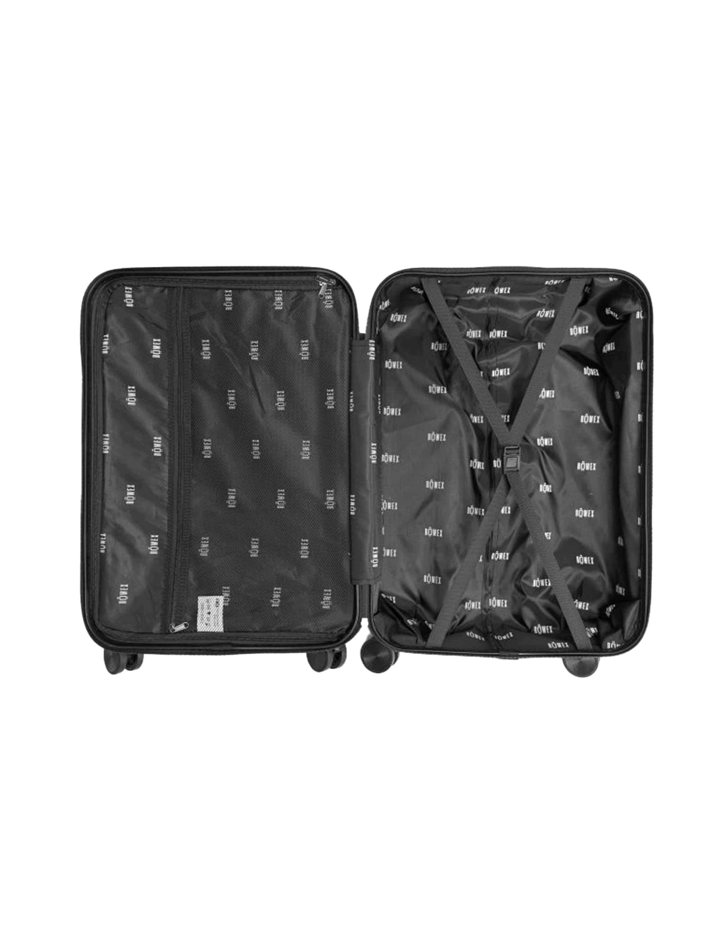 ROWEX Sada kufrů 'ROWEX Crystal 3v1 (20", 24", 28")' – červená