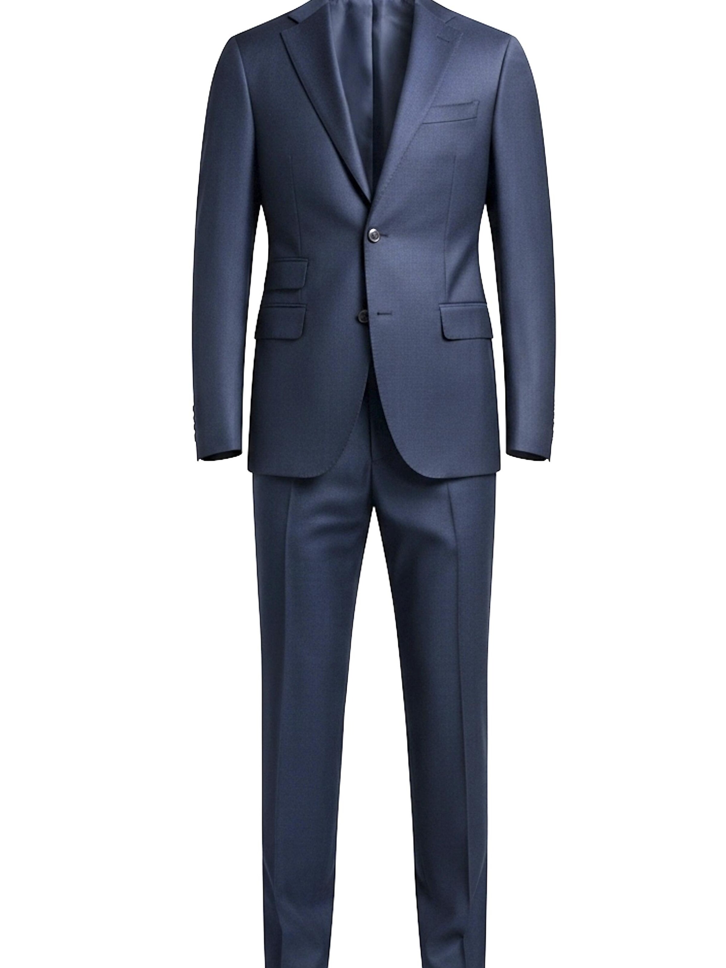 Keskin Collection Skinny Anzug 'Anzug 2 teilig Slim Fit viele Farben'‌‌‌‌‌ in Blau