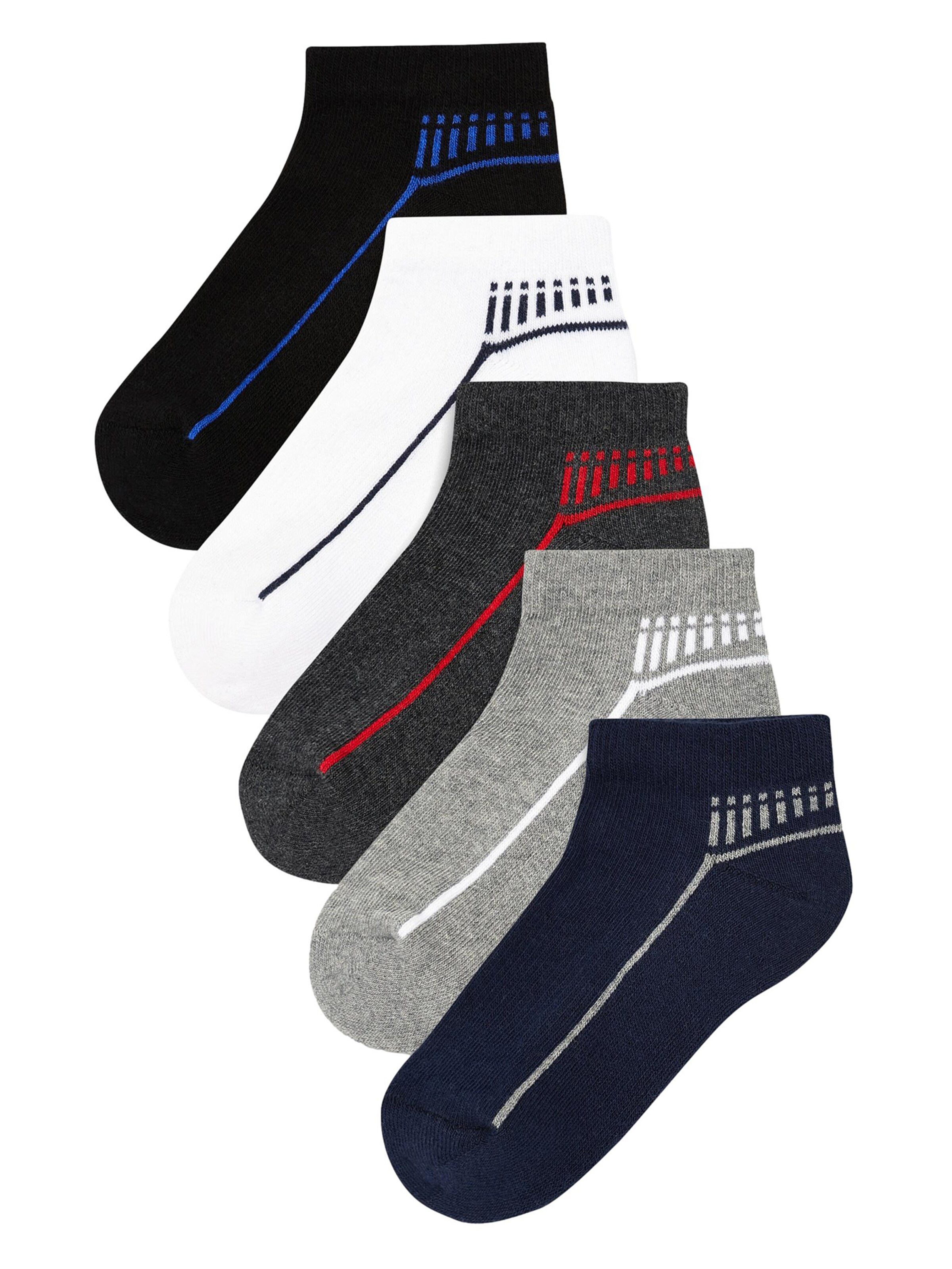 Next Socken in Blau: Vorderseite