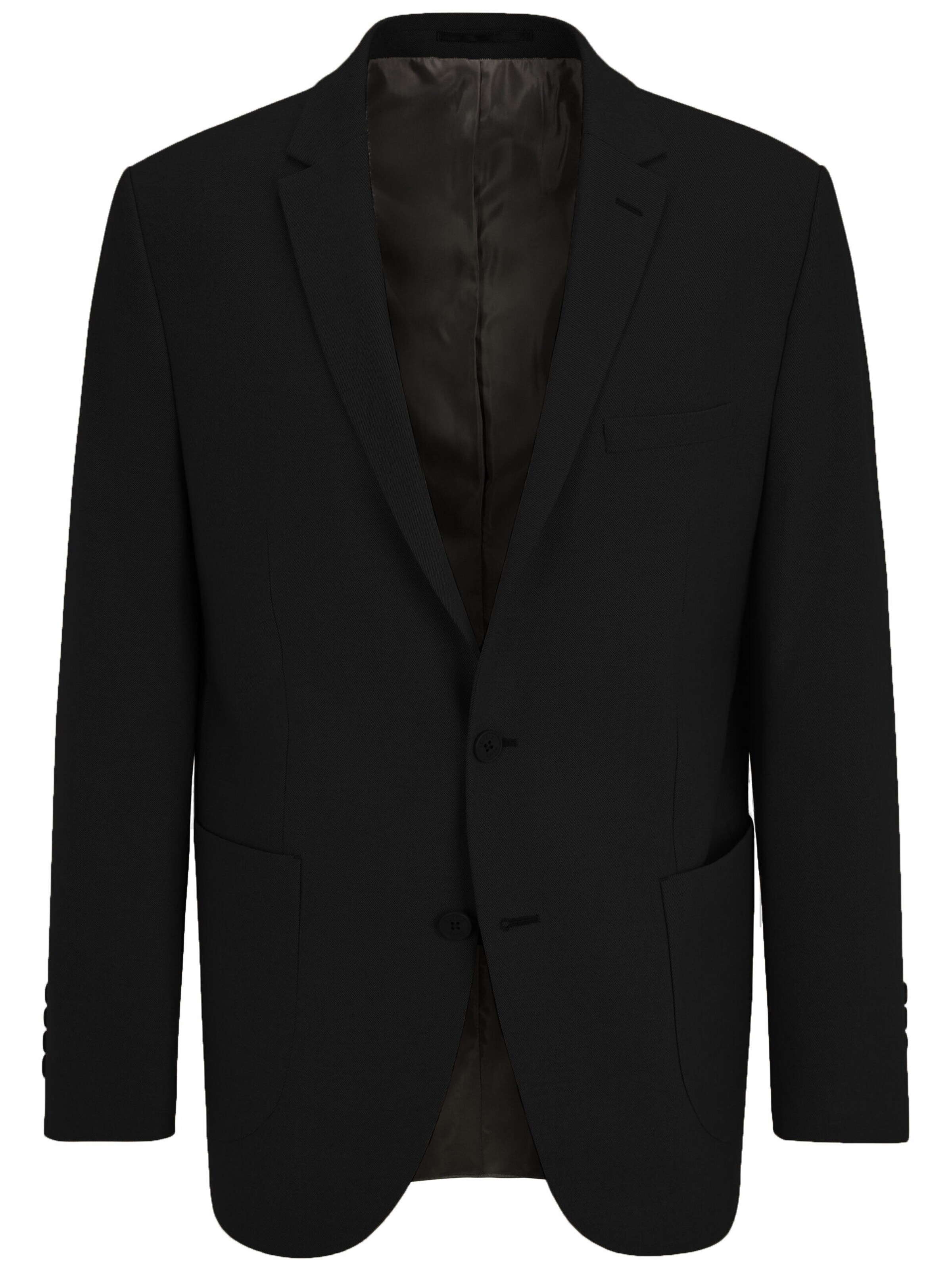 Steffen Klein Regular fit Colbert in Zwart: voorkant