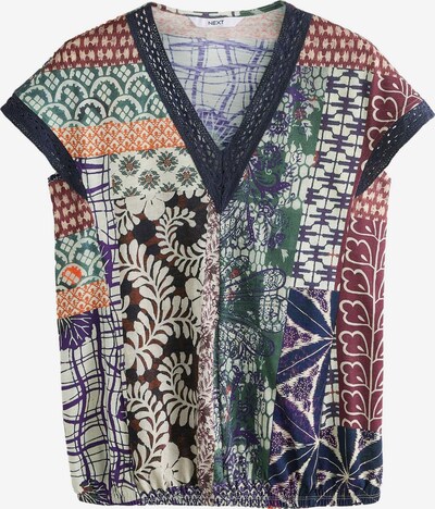 Marškinėliai iš Next, spalva – tamsiai mėlyna jūros spalva / smaragdinė spalva / oranžinė / balta, Prekių apžvalga