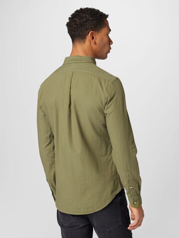 Slim fit Camicia di Polo Ralph Lauren in verde