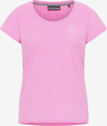 Elbsand Shirt 'Ragne' in Pink: predná strana