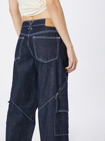 Loosefit Jeans cargo 'Mason' WEEKDAY en bleu