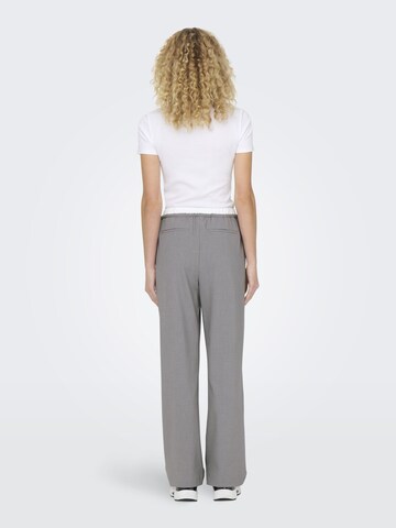 Wide Leg Pantalon ONLY en gris