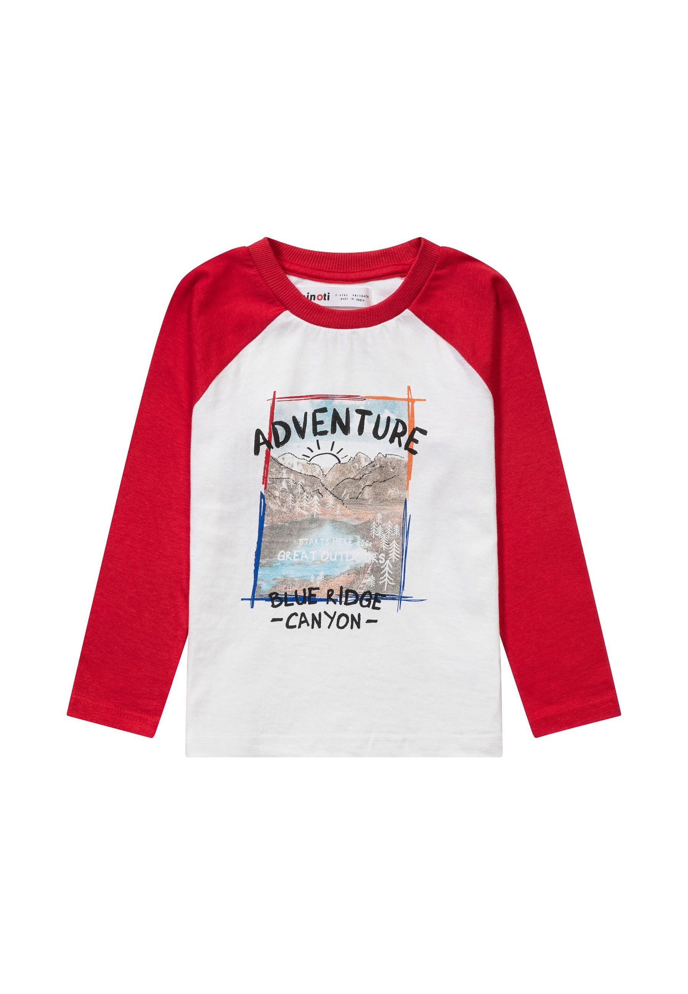 MINOTI Μπλουζάκι σε λευκό: μπροστά