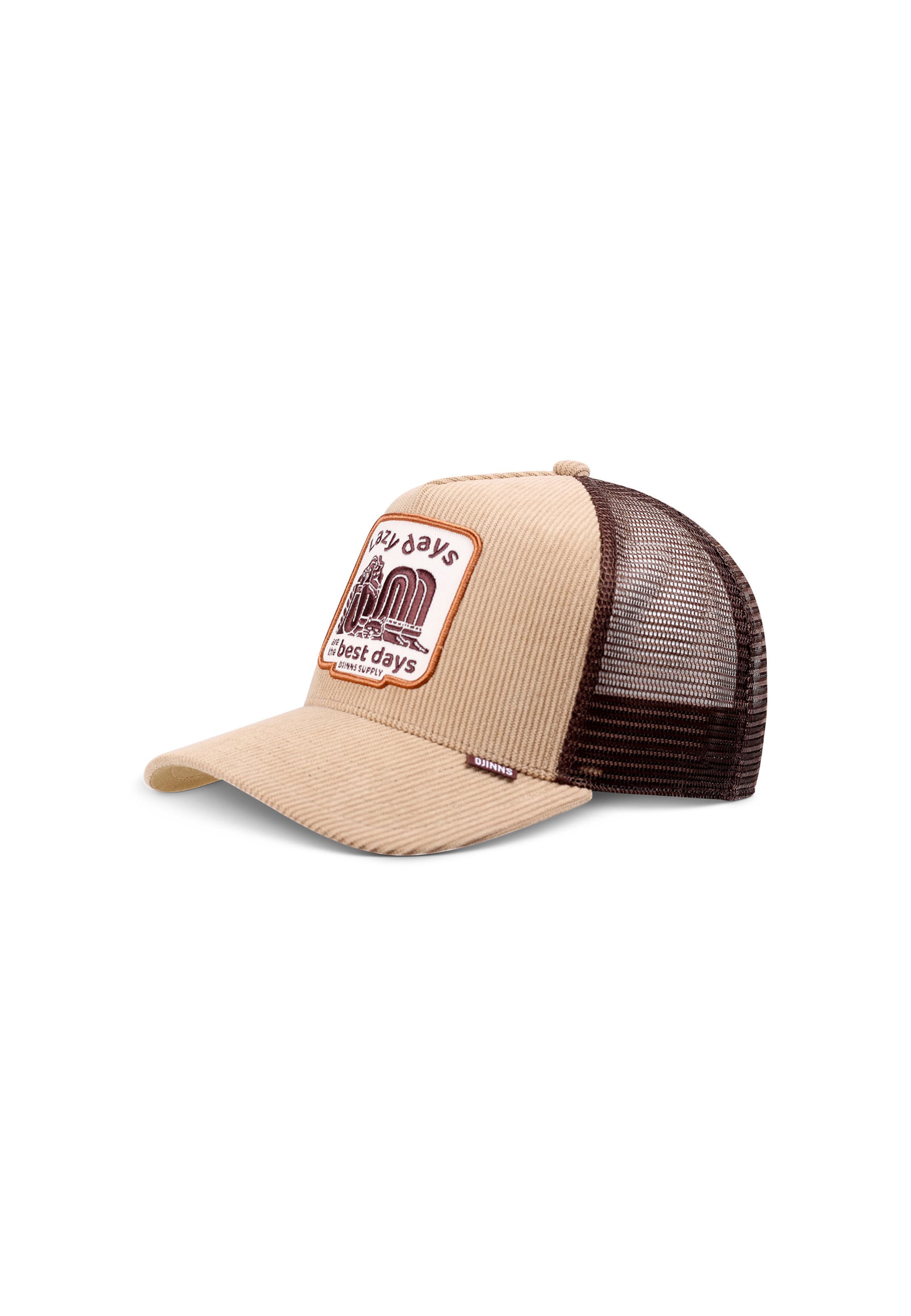 Casquette 'Lazy Days' DJINNS en beige : devant