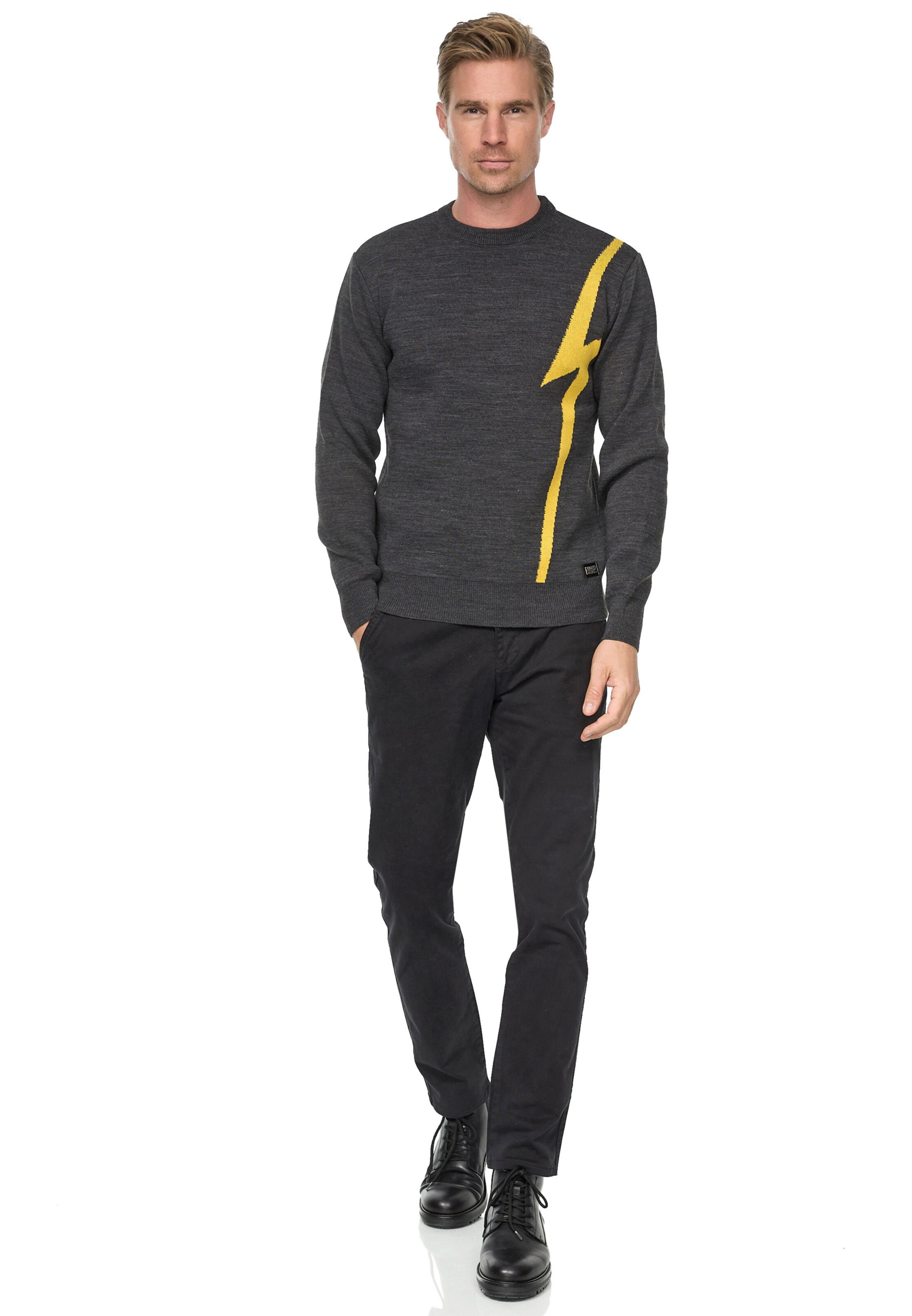 Rusty Neal Pullover in Grau