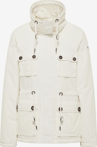 Veste d’hiver DreiMaster Vintage en blanc : devant