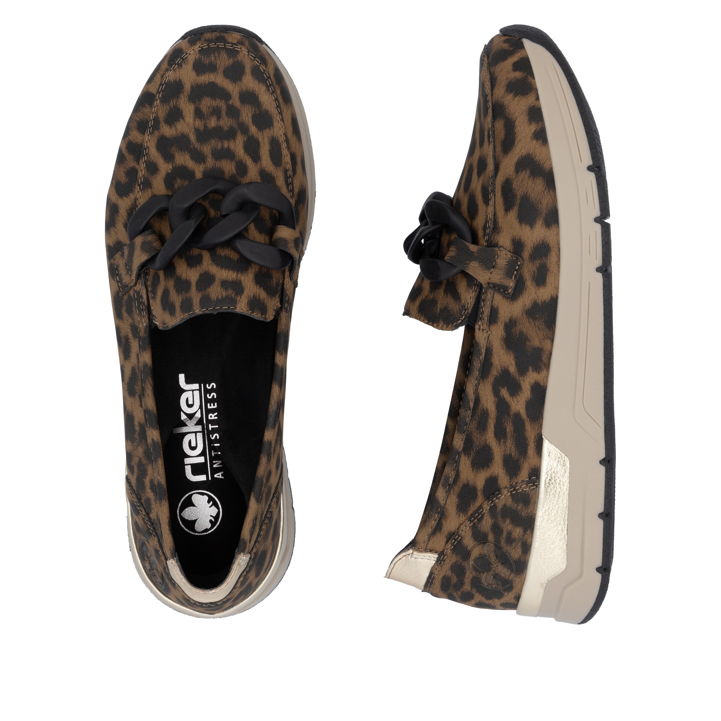 Chaussure basse Rieker en marron