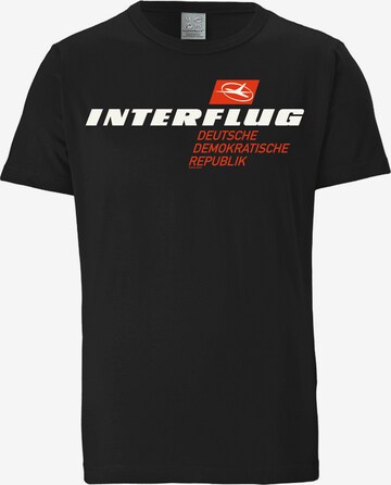 LOGOSHIRT Shirt 'Interflug DDR' in Mixed colors: front