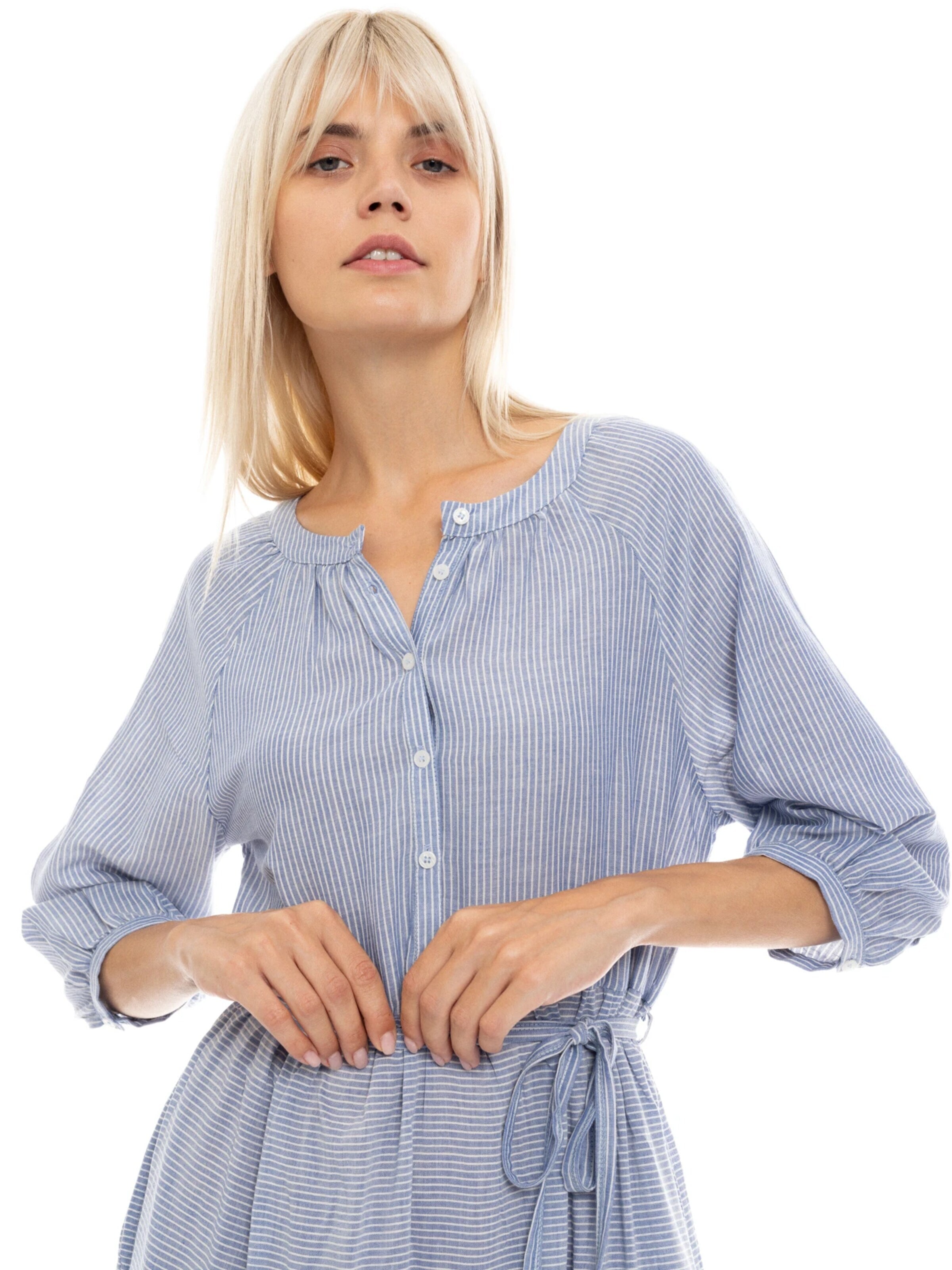 Abito estivo 'BEACHWEAR BLUE STRIPE LONG' di Pink Label in blu