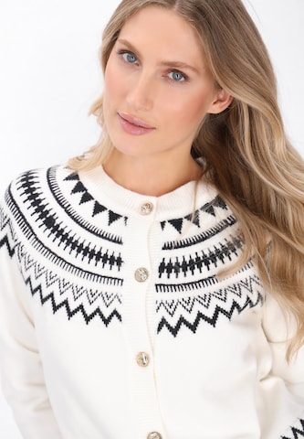 DreiMaster Maritim Gebreid vest in Wit