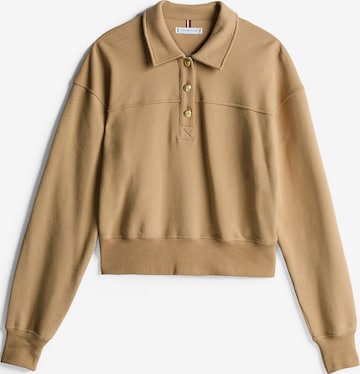 Sweat-shirt TOMMY HILFIGER en marron : devant