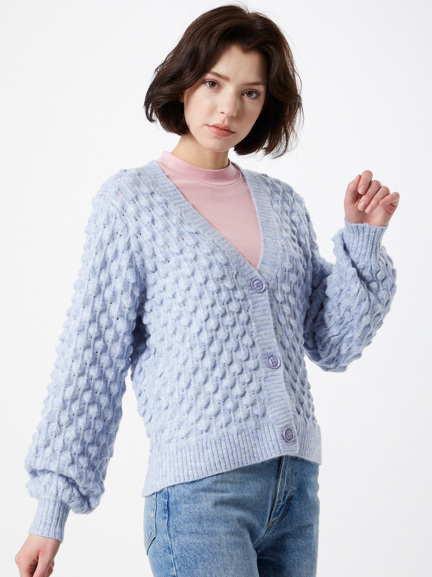 Pullover e cardigan o0GYj SISTERS POINT Giacchetta LICCA in Opale 