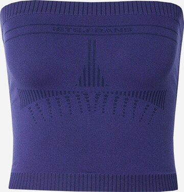 iets frans Top in Blue: front