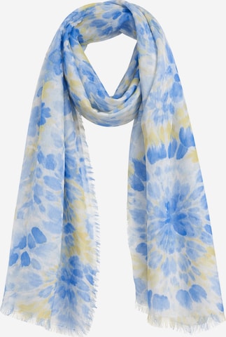 COLLEZIONE ALESSANDRO Schal 'Batik' in Blau: Vorderseite