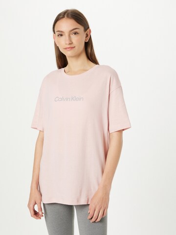 T-shirt Calvin Klein Sport en rose : devant
