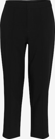 Regular Pantaloni cu dungă 'Hella' de la Kaffe pe negru: față